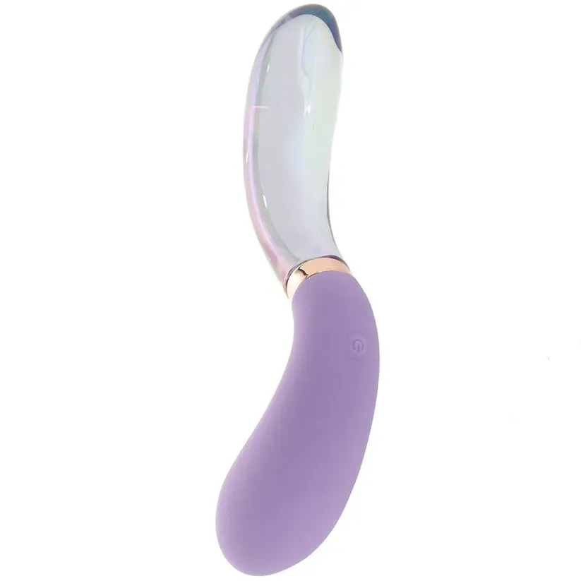 XR Brands  Prisms Pari Dual Ended Wavy Silicone and Glass Vibe-Seduce Mart