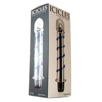 Pipedream  Icicles No. 20 Vibrating Glass Dildo-Seduce Mart