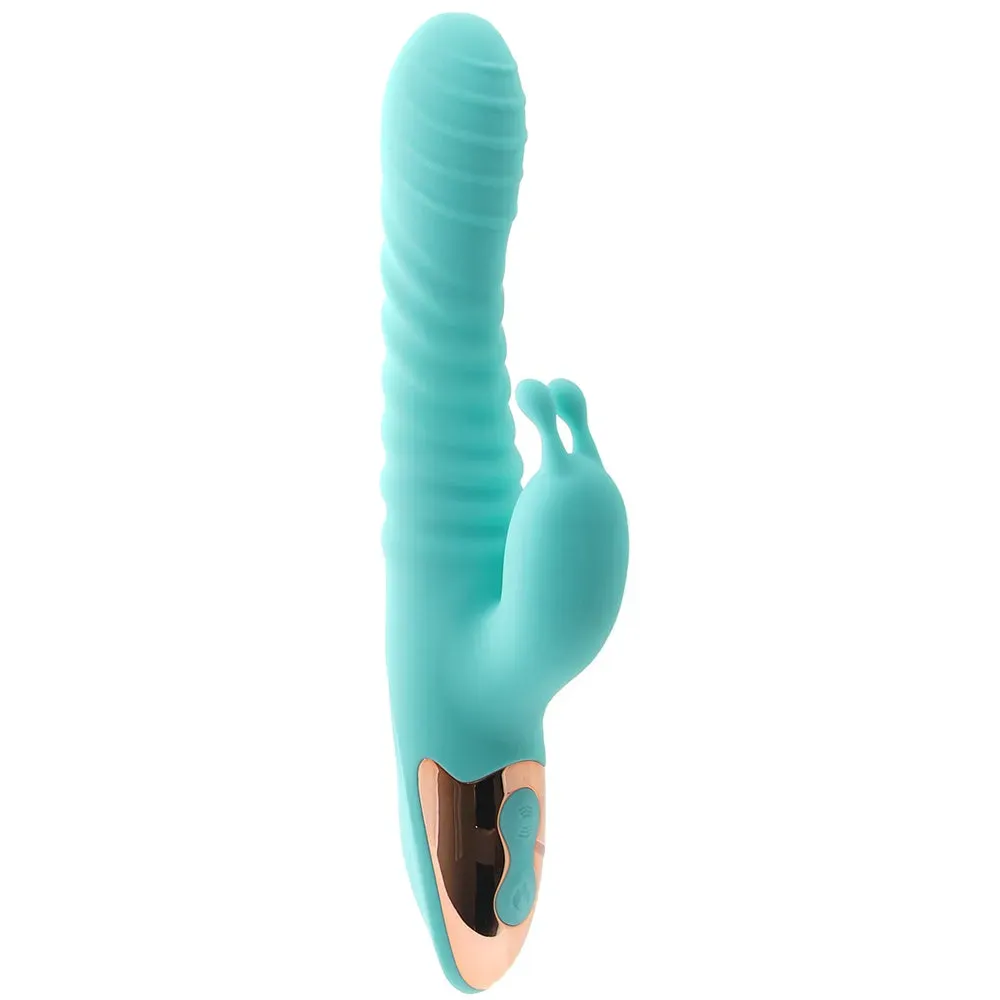 Evolved Novelties  Adam &amp; Eve Heat Me Up Thrusting Rabbit Vibe-Seduce Mart