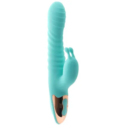 Evolved Novelties  Adam &amp; Eve Heat Me Up Thrusting Rabbit Vibe-Seduce Mart