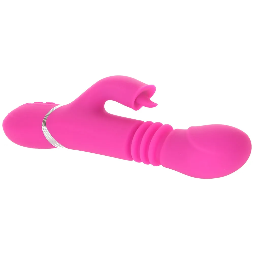 Evolved Novelties  Pink Dragon Thrusting Rabbit Vibe-Seduce Mart