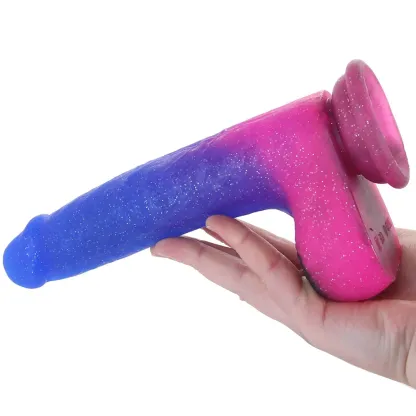 Hott  Stardust Milky Way 8.5 Inch Vibrating Dildo-Seduce Mart