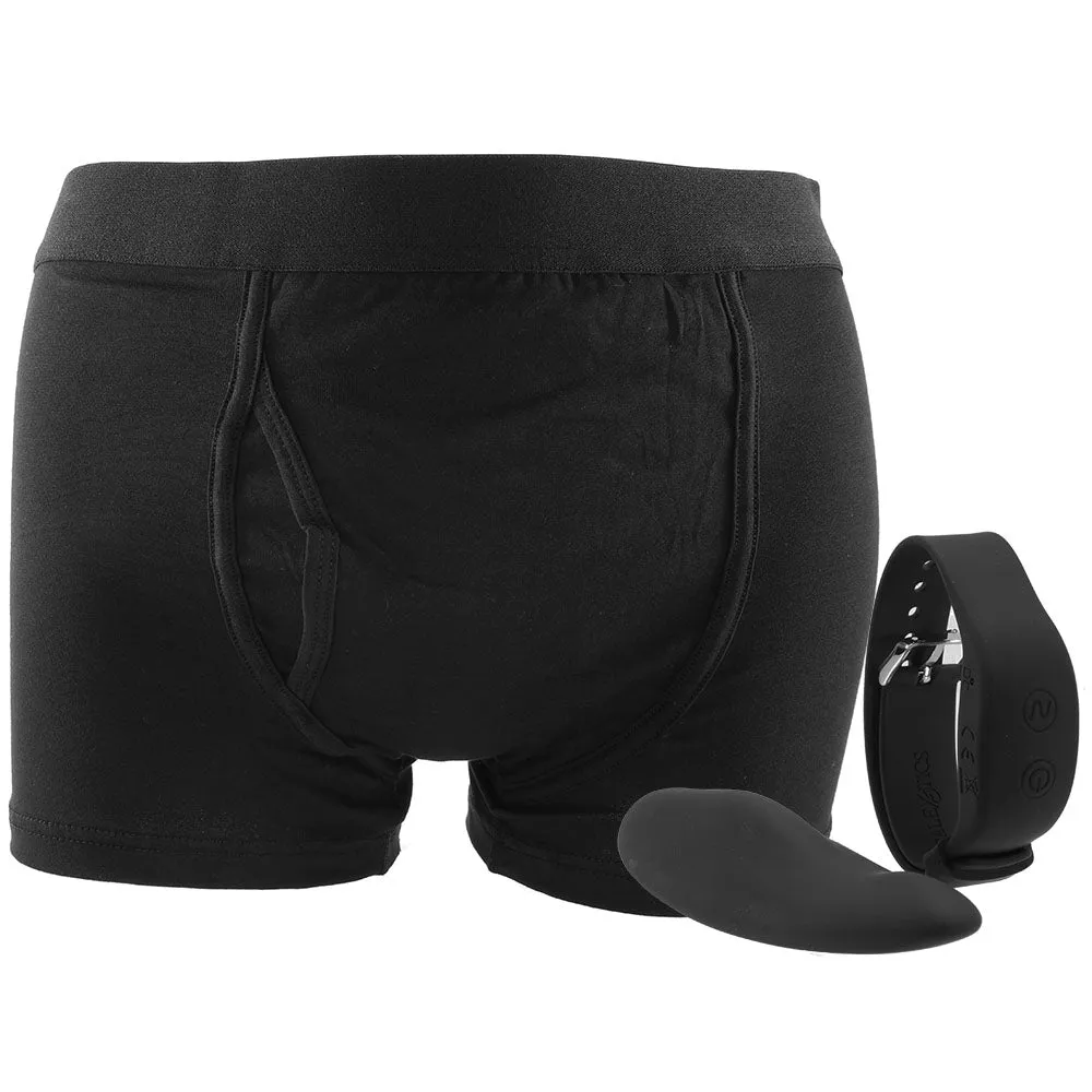 CalExotics  Remote Control Boxer Brief &amp; Vibe Set in M/L-Seduce Mart