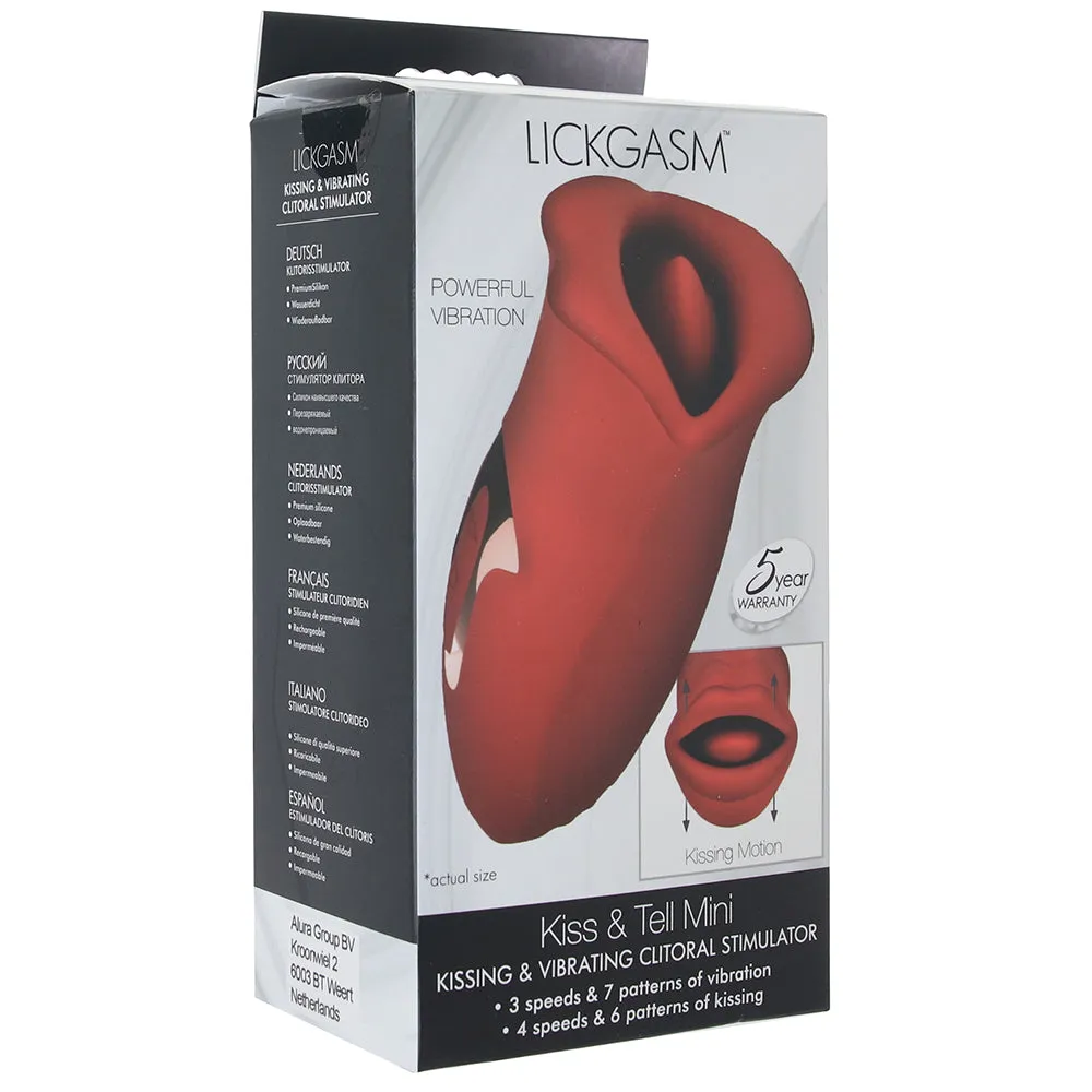 XR Brands  Lickgasm Kiss &amp; Tell Dual Mini Vibe-Seduce Mart