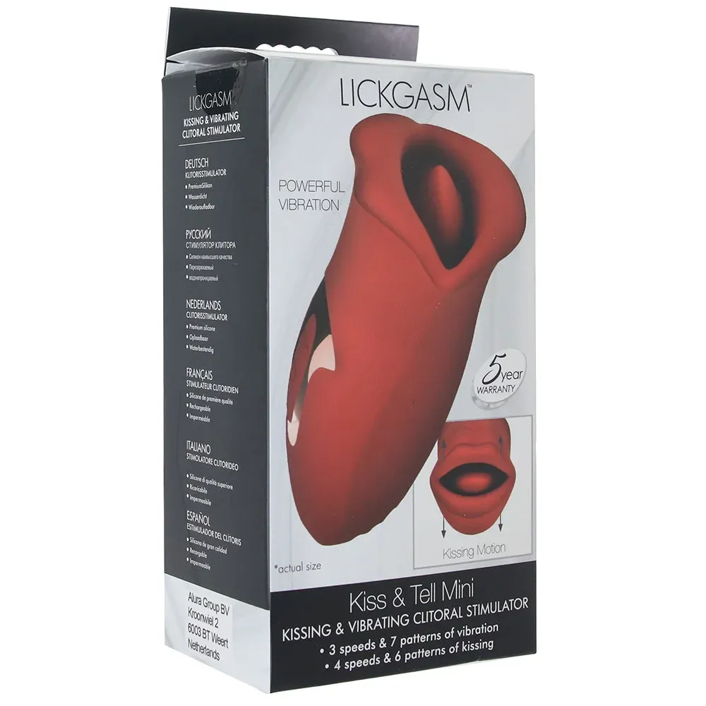 XR Brands  Lickgasm Kiss &amp; Tell Dual Mini Vibe-Seduce Mart