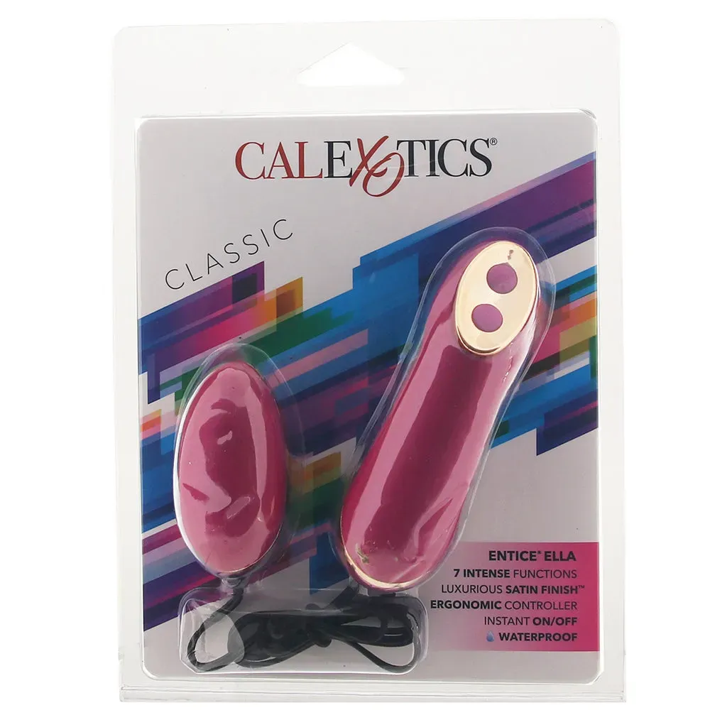 CalExotics  Entice Ella 7 Function Egg Vibe in Raspberry-Seduce Mart