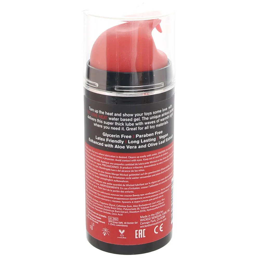 Toy Fever Warming Lubricating Gel in 3.3oz/100ml