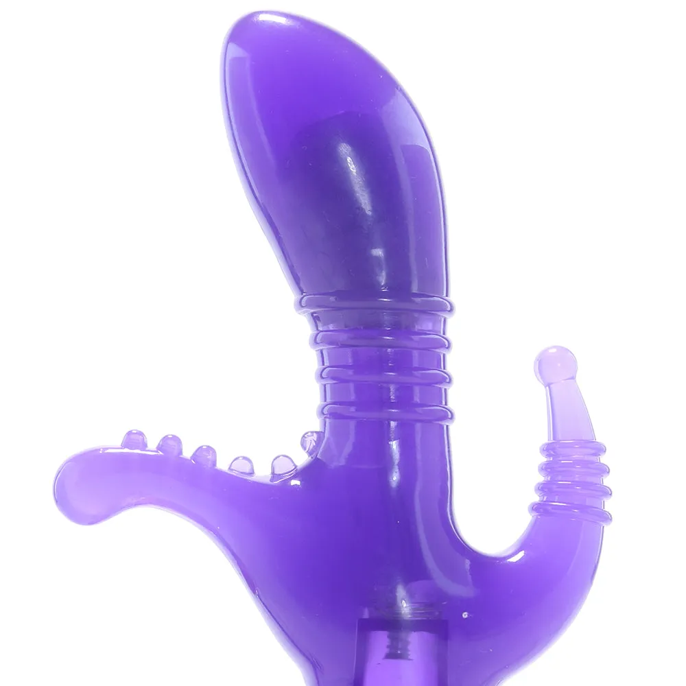 CalExotics  Triple Tease Vibe in Purple-Seduce Mart