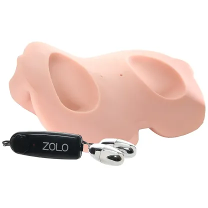 X-Gen  Zolo Vibrating Spread Wide Pussy &amp; Ass Masturbator