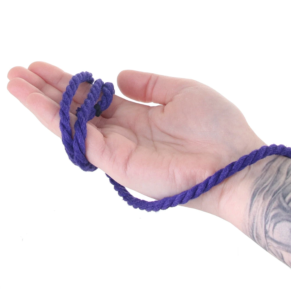 Merci Bind &amp; Tie Hemp 50ft Bondage Rope in Purple