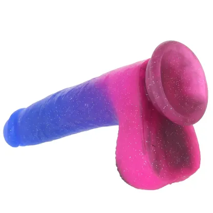 Hott  Stardust Milky Way 8.5 Inch Vibrating Dildo-Seduce Mart
