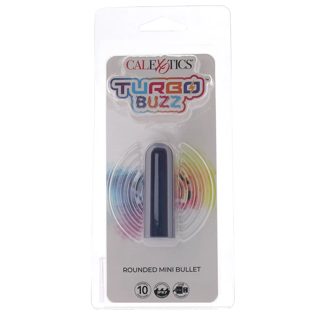 CalExotics  Turbo Buzz Rounded Mini Bullet Vibe in Purple-Seduce Mart
