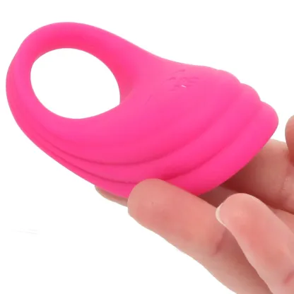 CalExotics  Silicone Remote Vibrating Pleasure Ring-Seduce Mart