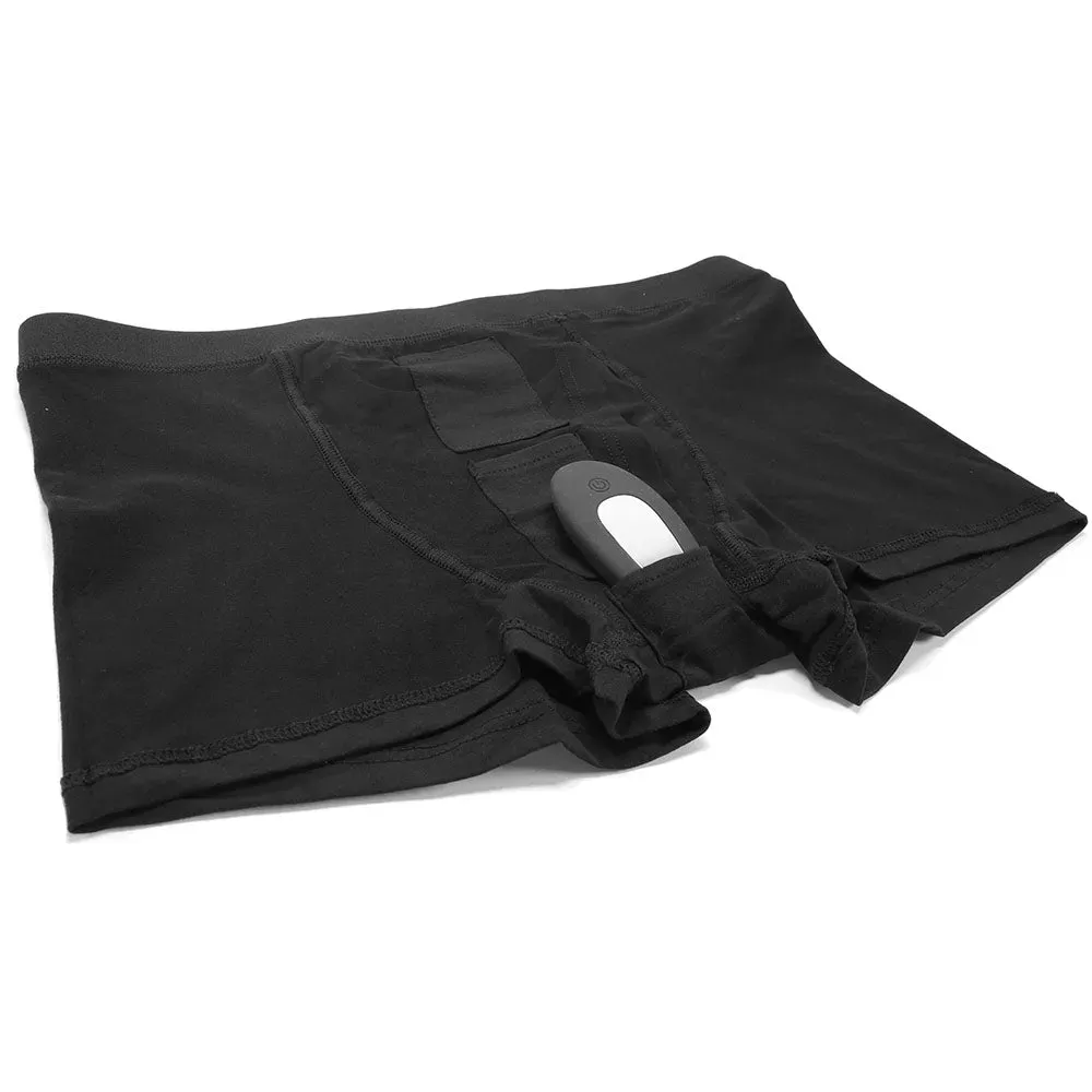 CalExotics  Remote Control Boxer Brief &amp; Vibe Set in M/L-Seduce Mart