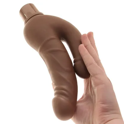 CalExotics  Power Stud Rechargeable Over &amp; Under Vibe in Brown-Seduce Mart