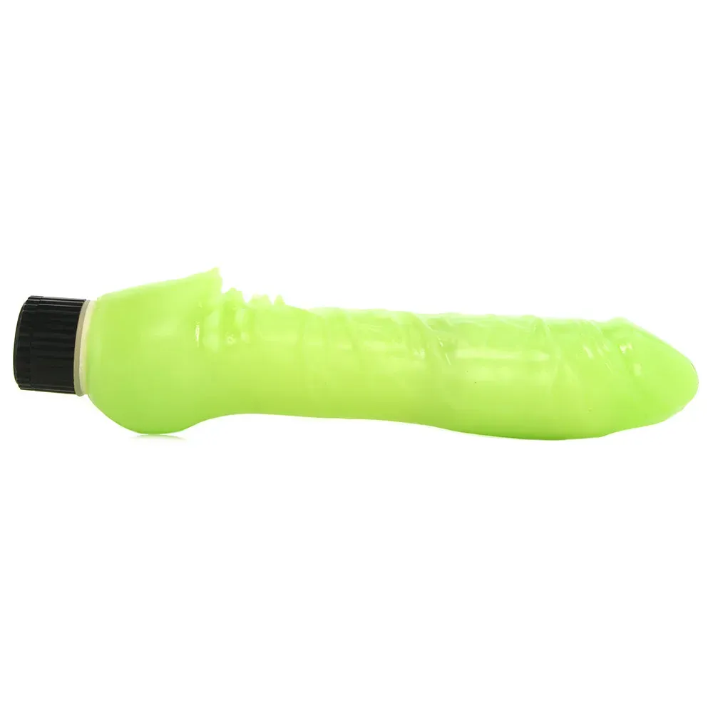 CalExotics  Glow-In-The-Dark Jelly Penis Vibe-Seduce Mart