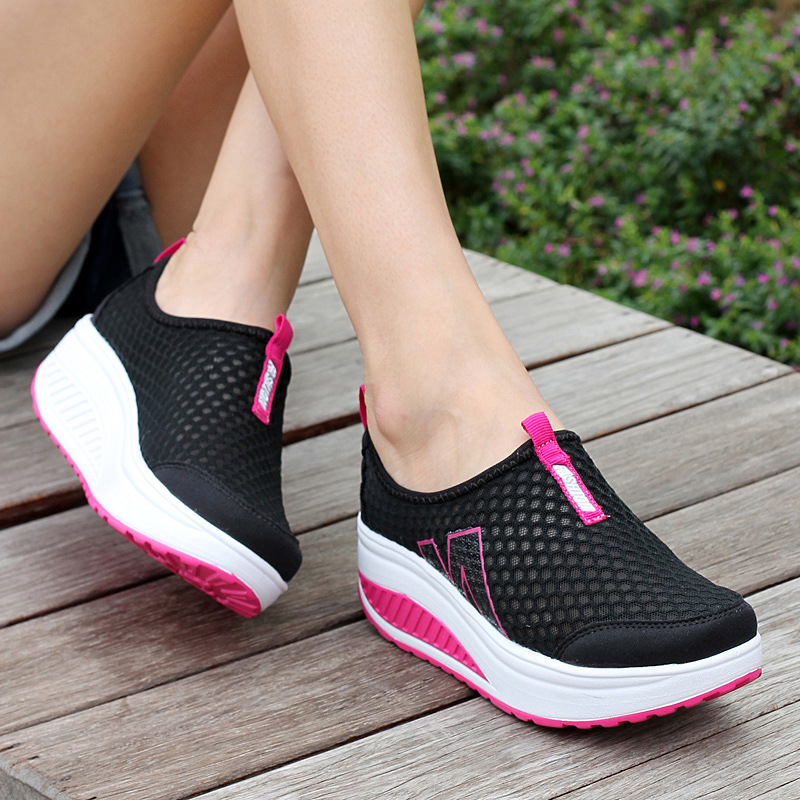 🔥Last Day Promotion 50% OFF - Women's Comfort Breathable Platform Orthopedic Walking Shoes