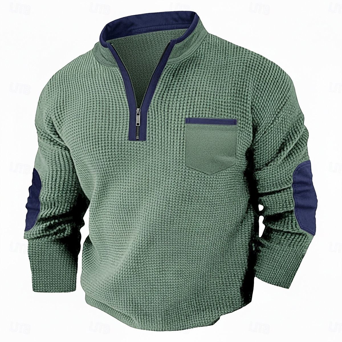 Men's Waffle T-shirt T Shirt Waffle Henley Shirt Long Sleeve Half Zip Fall Fall & Winter Solid Color Patchwork Traditional / Vintage Casual Patchwork Color Block Outdoor Home Sports & Outdoor Blue 2025 - $22.99 –P6