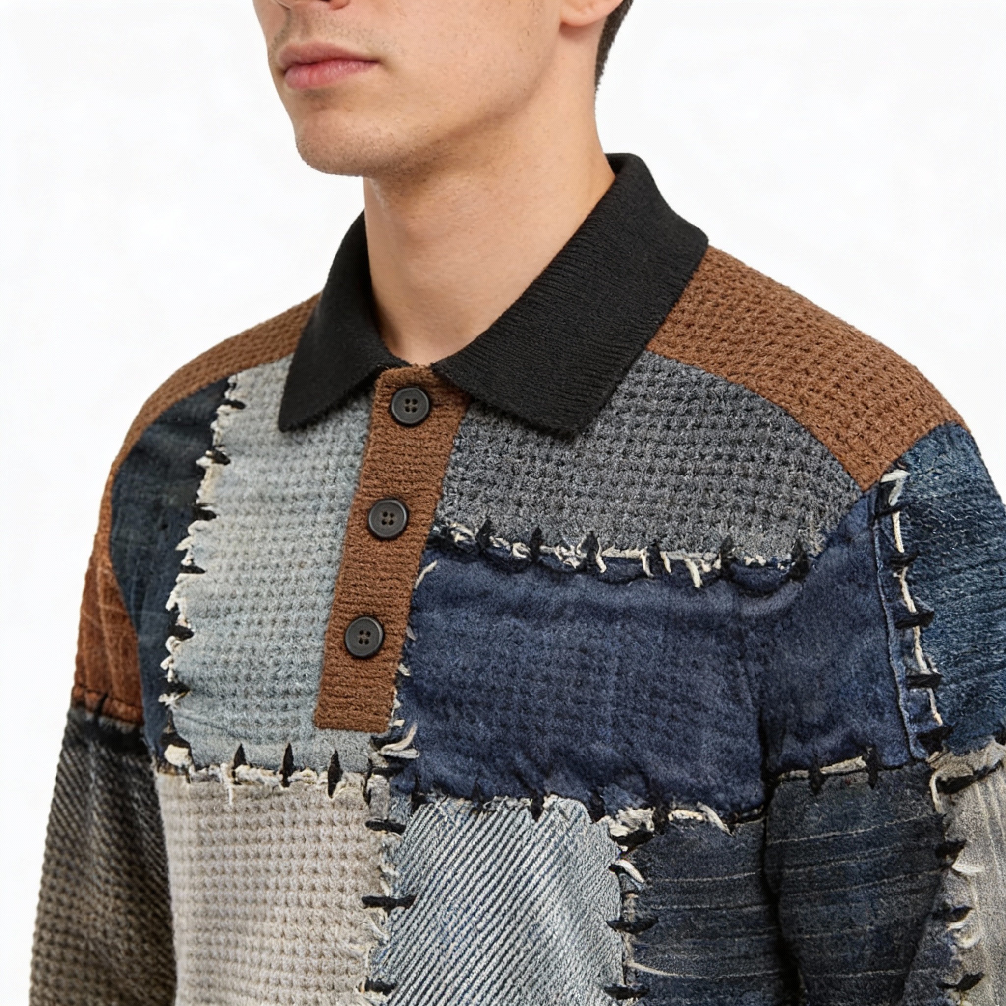 Sweatshirt showing detailing on cuffs/hem