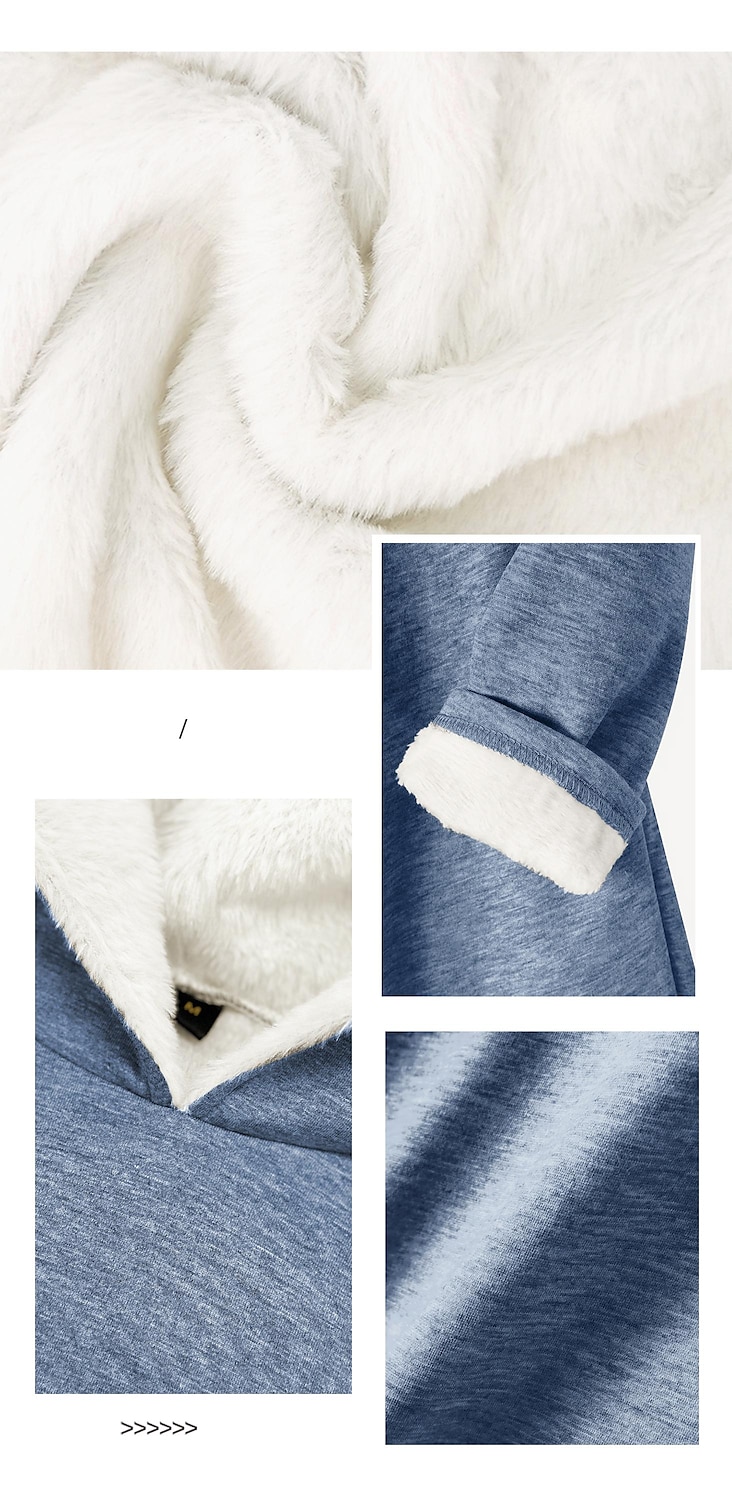 Women's Hoodie Sweatshirt Pullover Sherpa Letter Casual Sports Print Warm Fuzzy Comfrt Hoodie Long Sleeve Top Micro-elastic Fall & Winter Comfrt Breathable Soft Fabric 2025 - $28.99 –P2