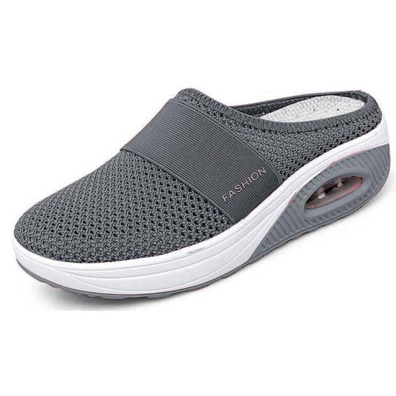Women's Air Cushion Slip-On Breathable Orthopedic Walking Shoes