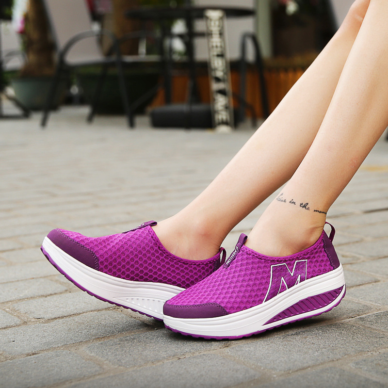 🔥Last Day Promotion 50% OFF - Women's Comfort Breathable Platform Orthopedic Walking Shoes
