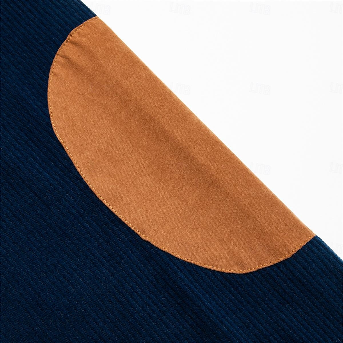 Men's Corduroy Shirt Tee Top Long Sleeve Shirt Long Sleeve Zip Fall Winter Color Block Daily Textured Casual Zip Up Oversized Loose Outdoor Street Causal Light Blue Black Dark Blue Top Tee for Men 2025 - $23.99 –P5