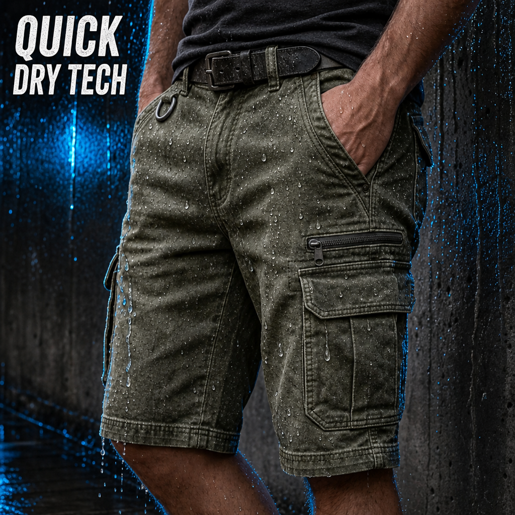 Reflective Accents on Shorts