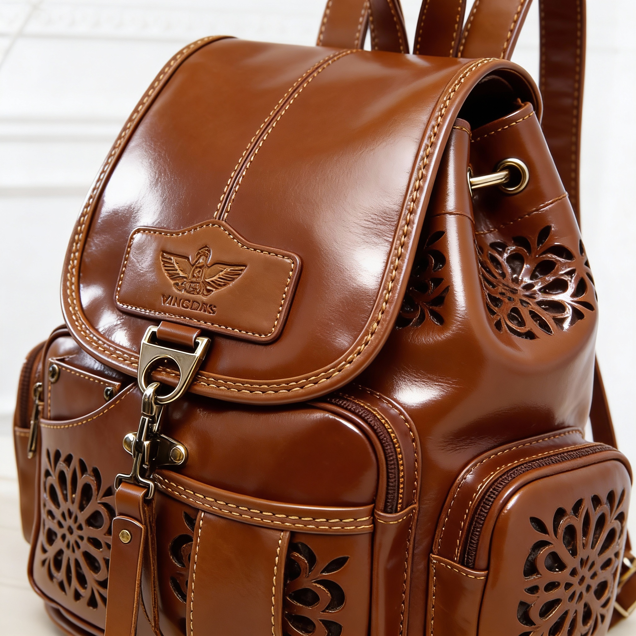 Backpack styled for travel or an active day