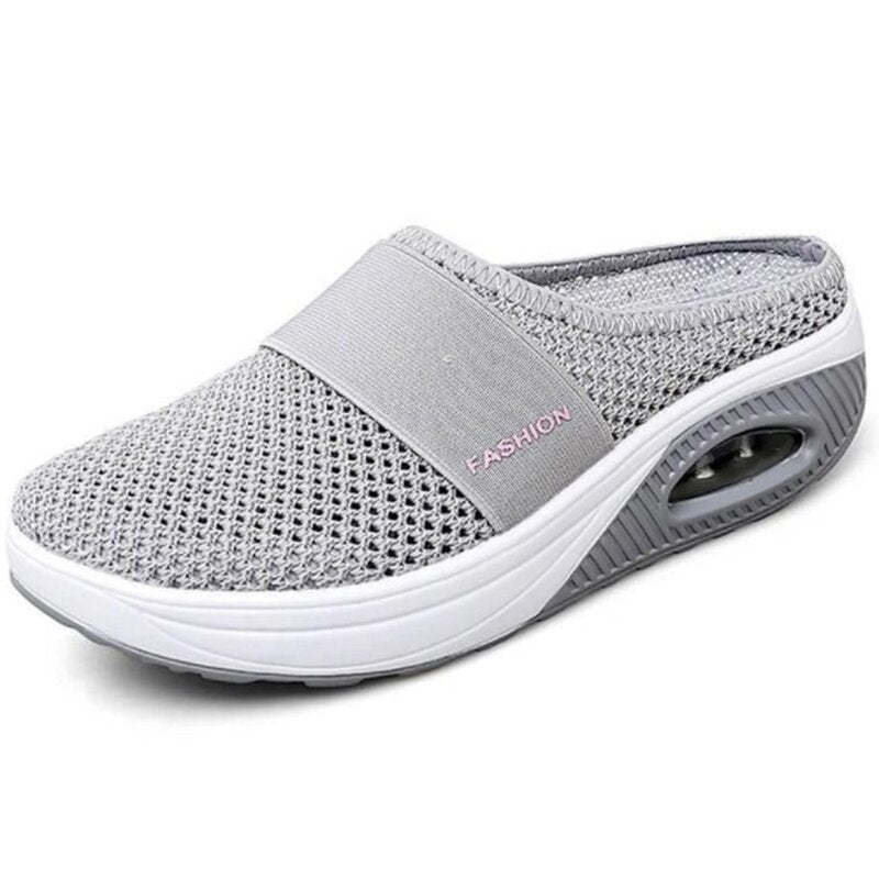 Women's Air Cushion Slip-On Breathable Orthopedic Walking Shoes