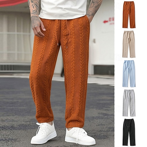 Men's Jacquard Hoodie Pullover Hoodie Sweatshirt Textured Sports & Outdoor Casual Daily Streetwear Cool Sportswear