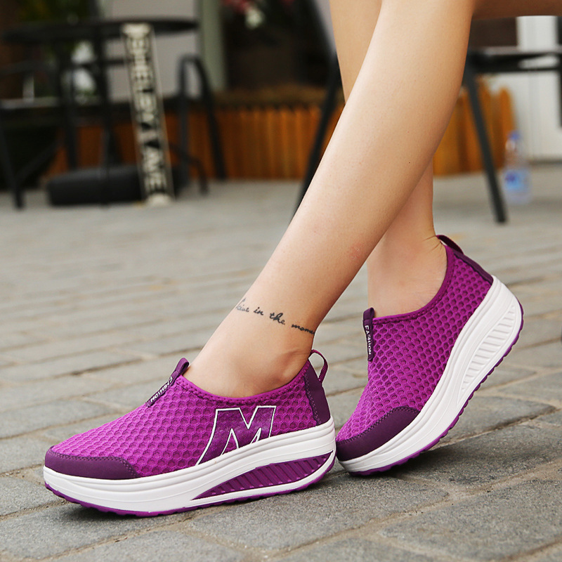 🔥Last Day Promotion 50% OFF - Women's Comfort Breathable Platform Orthopedic Walking Shoes