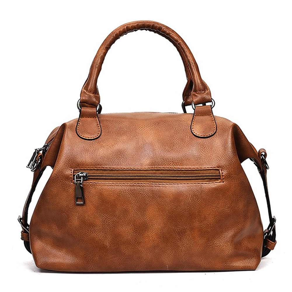 Women's Faux Leather Satchel Handbag - Perfect for Daily Use, Work, and Travel 2026 - $26.99 &ndash;P4