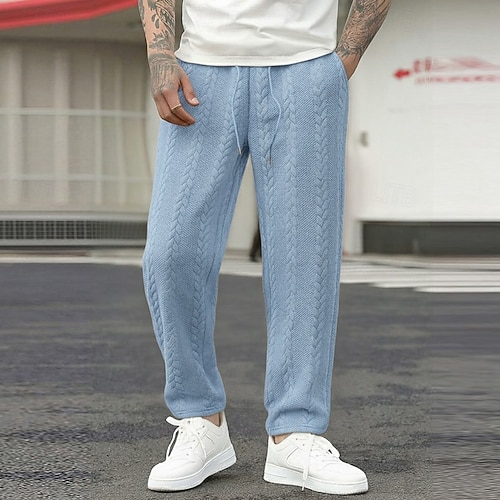 Men's Jacquard Hoodie Pullover Hoodie Sweatshirt Textured Sports & Outdoor Casual Daily Streetwear Cool Sportswear