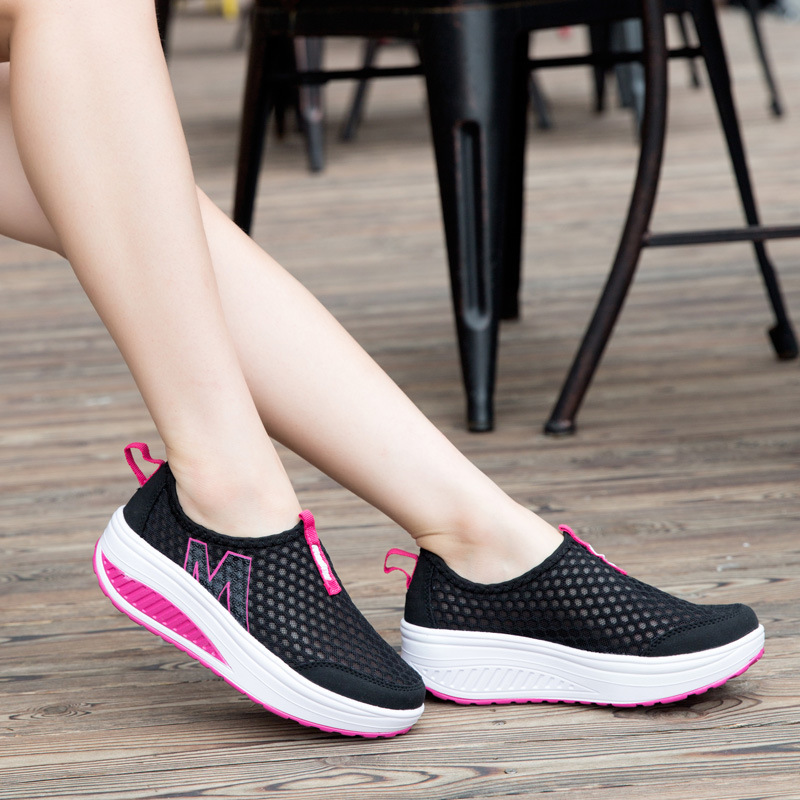 🔥Last Day Promotion 50% OFF - Women's Comfort Breathable Platform Orthopedic Walking Shoes