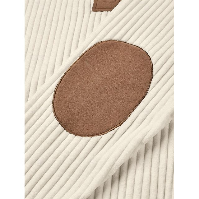 Men's Polo Polo Shirts Vacation Street Quarter Zip Long Sleeve Fashion Basic Color Block Jacquard Patchwork Fall & Winter Regular Fit Black White Army Green Apricot Polo