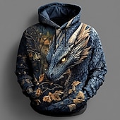 Men's Dragon Hoodies Sweatshirt Fashion Cool Daily