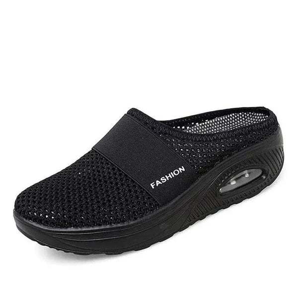 Women's Air Cushion Slip-On Breathable Orthopedic Walking Shoes