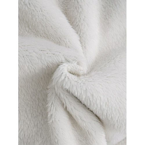 Women's Hoodie Sweatshirt Pullover Sherpa Letter Casual Sports Print Warm Fuzzy Comfrt Hoodie Long Sleeve Top Micro-elastic Fall & Winter Comfrt Breathable Soft Fabric