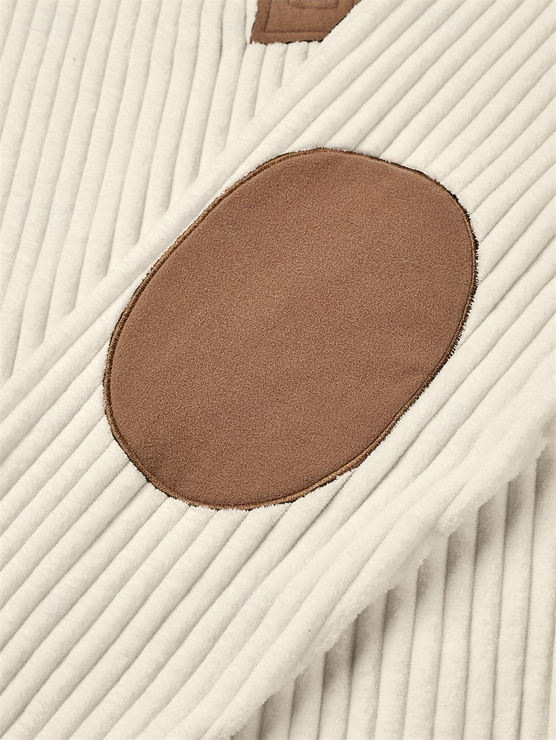 Men's Polo Polo Shirts Vacation Street Quarter Zip Long Sleeve Fashion Basic Color Block Jacquard Patchwork Fall & Winter Regular Fit Black White Army Green Apricot Polo 2025 - $32.99 &ndash;P5