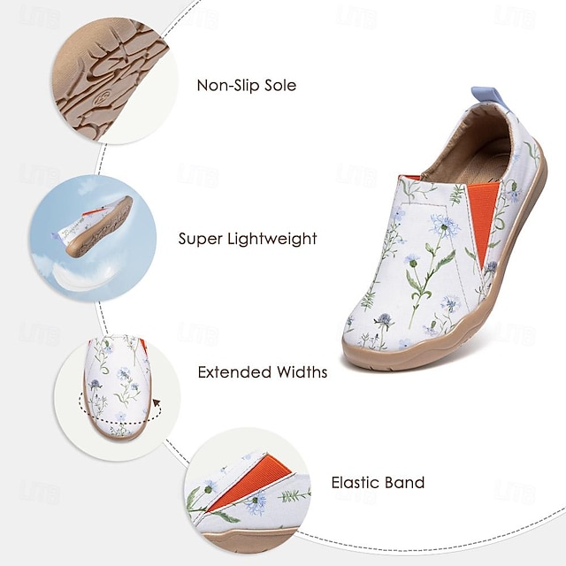 Women's Sneakers Flats Slip-Ons Print Shoes Slip-on Sneakers