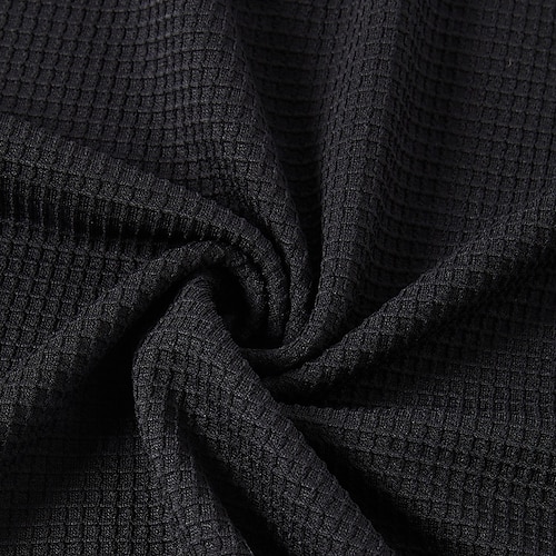 Men's Waffle Cargo Pants Trousers Casual Pants Patchwork Pocket Elastic Waist