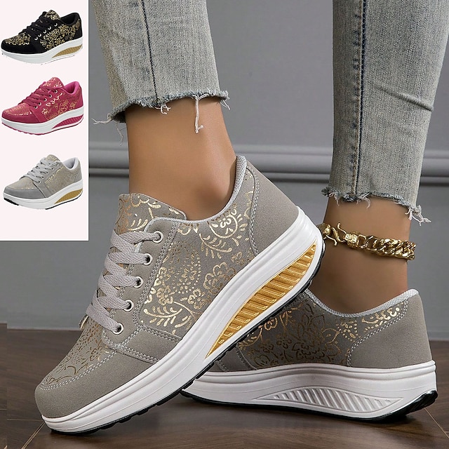 Women's Sneakers Plus Size Platform Sneakers Comfort Shoes