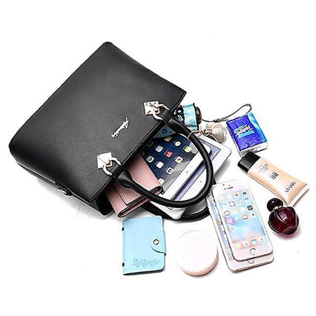 Women's Elegant White Leather Handbag with Gold Hardware and Floral Charm - Stylish Shoulder Bag for Daily Use and Special Occasions