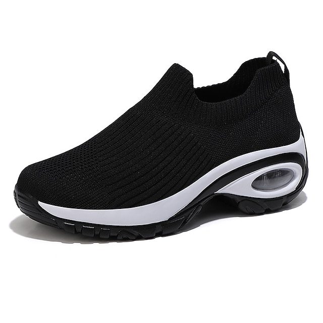 Women's Sneakers Flyknit Shoes Slip-on Sneakers 