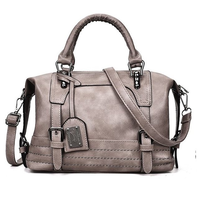 Women's Leather Satchel Handbag - Perfect for Daily Use, Work, and Travel