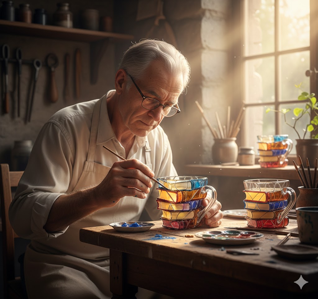 Caneca Única em 3D para Apaixonados por Literatura