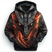 Men's Dragon Hoodies Sweatshirt Fashion Cool Daily