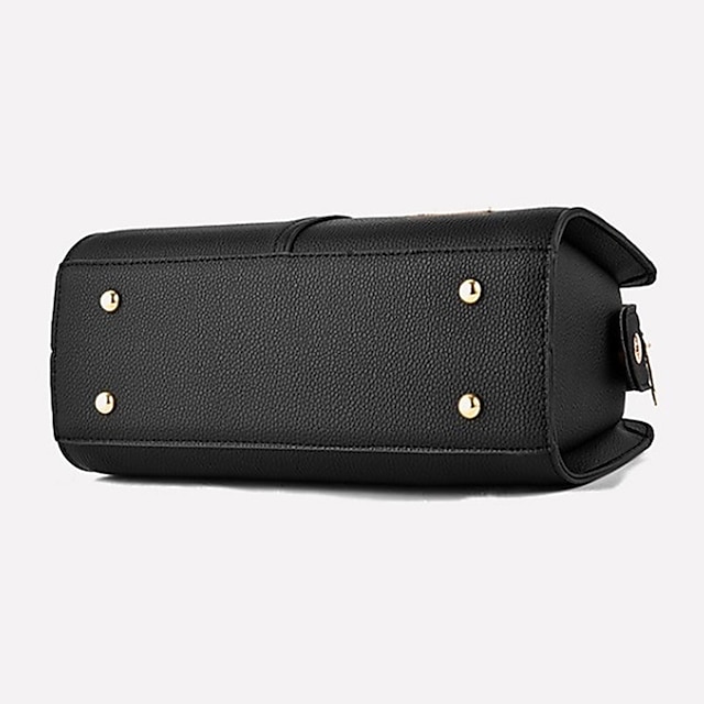 Women's Elegant Blue Handbag with Removable Strap and Stylish Charm Decoration - Perfect for Office and Casual Use