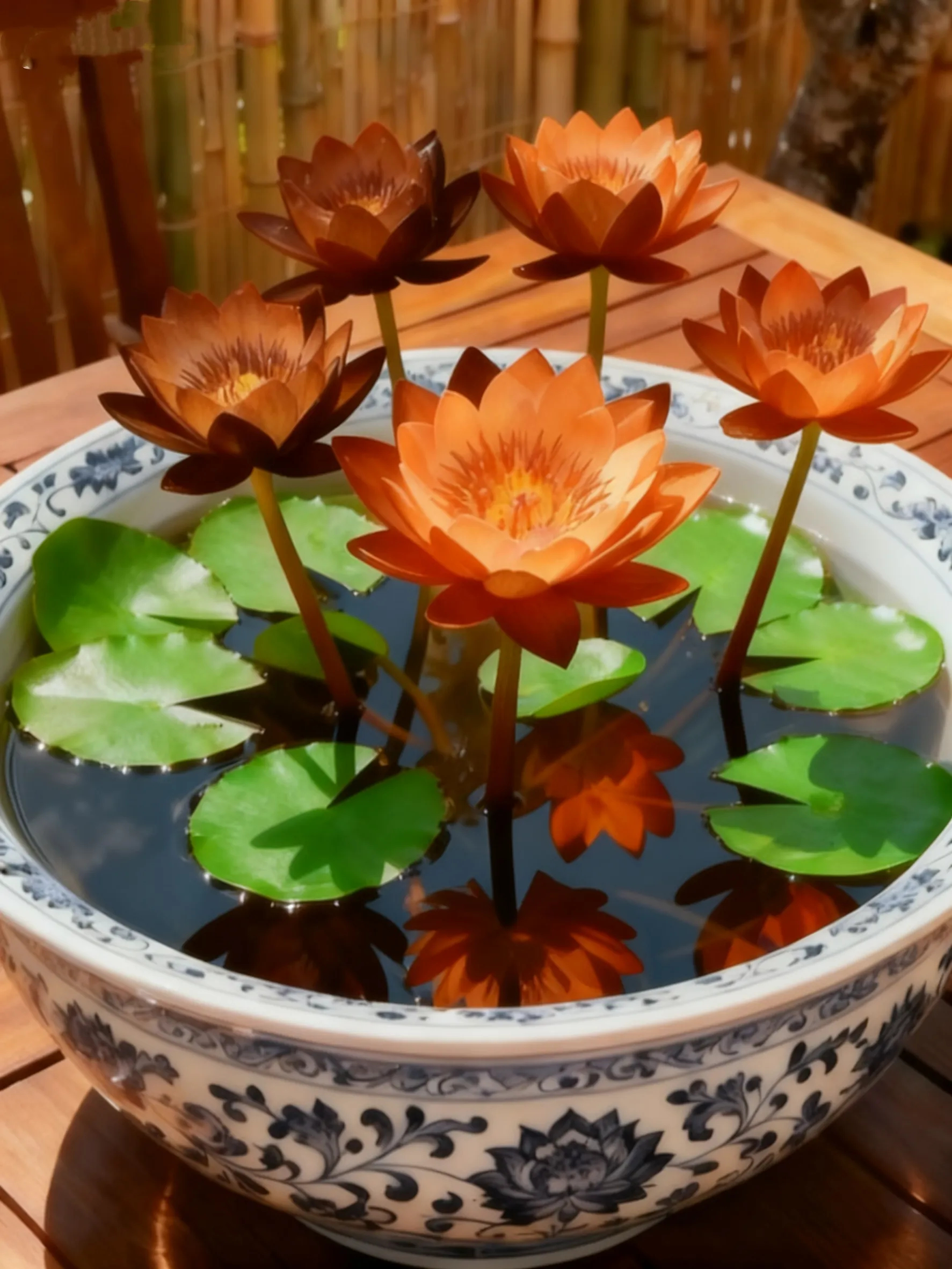 💐The Sacred Bonsai Bowl Lotus Flower